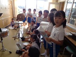2年生音楽の授業