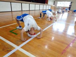 2年生体育の授業