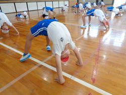 2年生体育の授業