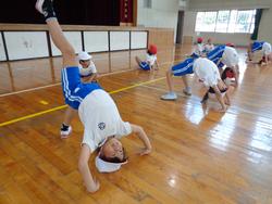 2年生体育の授業