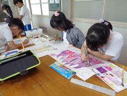 4年生図工の授業