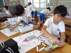 4年生図工の授業