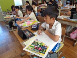 3年生図工の授業