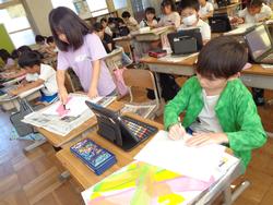 3年生図工の授業