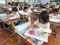 1年生図工の授業