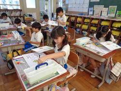 1年生図工の授業