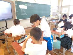 教育実習生の研究授業
