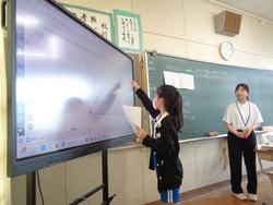 教育実習生の研究授業