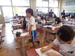 教育実習生の研究授業