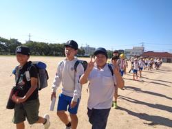 増水時ルートで一斉下校