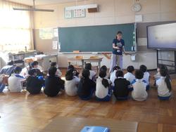 垂直避難訓練の様子
