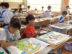 2年生図工の授業