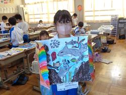 2年生図工の授業