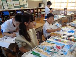 2年生図工の授業