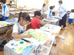 2年生図工の授業