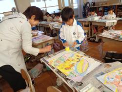 2年生図工の授業