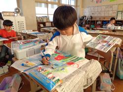 2年生図工の授業