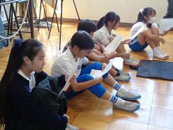 6年生救急法講習会
