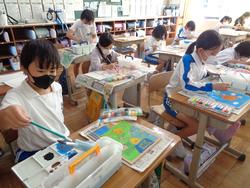 3年生図工の授業