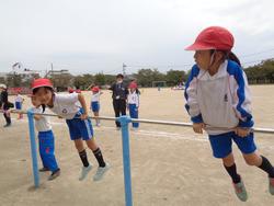 2年生体育の授業