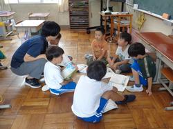 1年生国語の授業