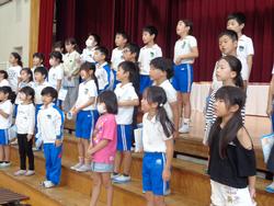 2年生音楽会の練習
