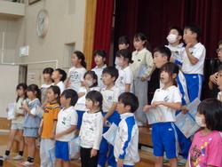 2年生音楽会の練習