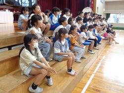 2年生音楽会の練習