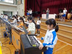 2年生音楽会の練習