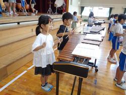 1年生音楽会の練習