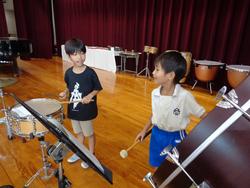 1年生音楽会の練習