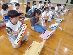 1年生音楽会の練習