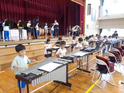 1年生音楽会の練習