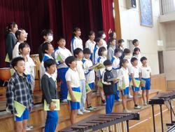 5年生音楽会の練習