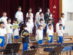 5年生音楽会の練習