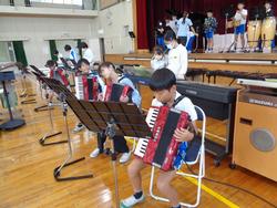 5年生音楽会の練習