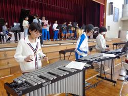 5年生音楽会の練習