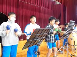 5年生音楽会の練習