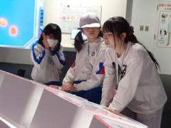 バンドー神戸市立青少年科学館での様子