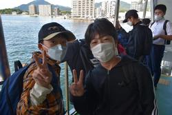 フェリーに乗ったよ