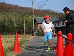 必死に走り切りました