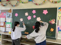 1年生の教室飾り