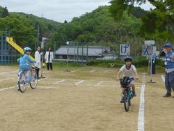 自転車の練習