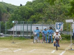 自転車の練習