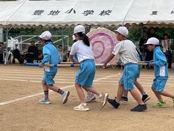 ロールケーキを運ぶ