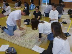 心肺蘇生に挑戦