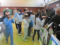 かつらをかぶる