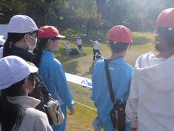 プロの練習を見学