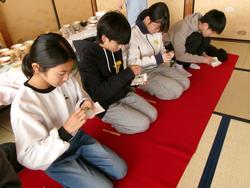 お菓子をいただきます