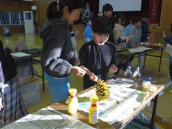 パビリオンを楽しんでます